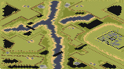 Rivercrossing Duskmap(2-6) - Red Alert 2 Map Preview Image